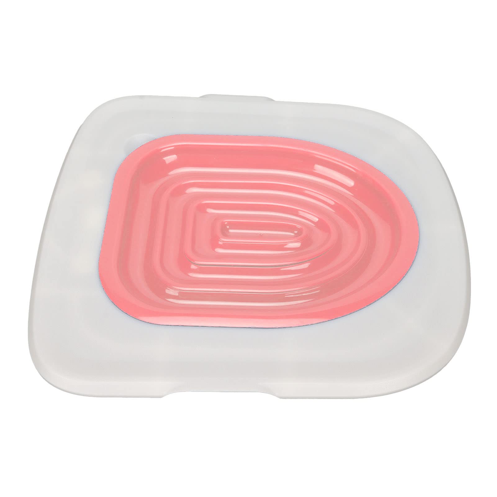 Cat Toilet Training Kit, Universal Cat Toilet Trainer Environmentally Friendly Easy To Install Reusable For Home (White Tray, 1