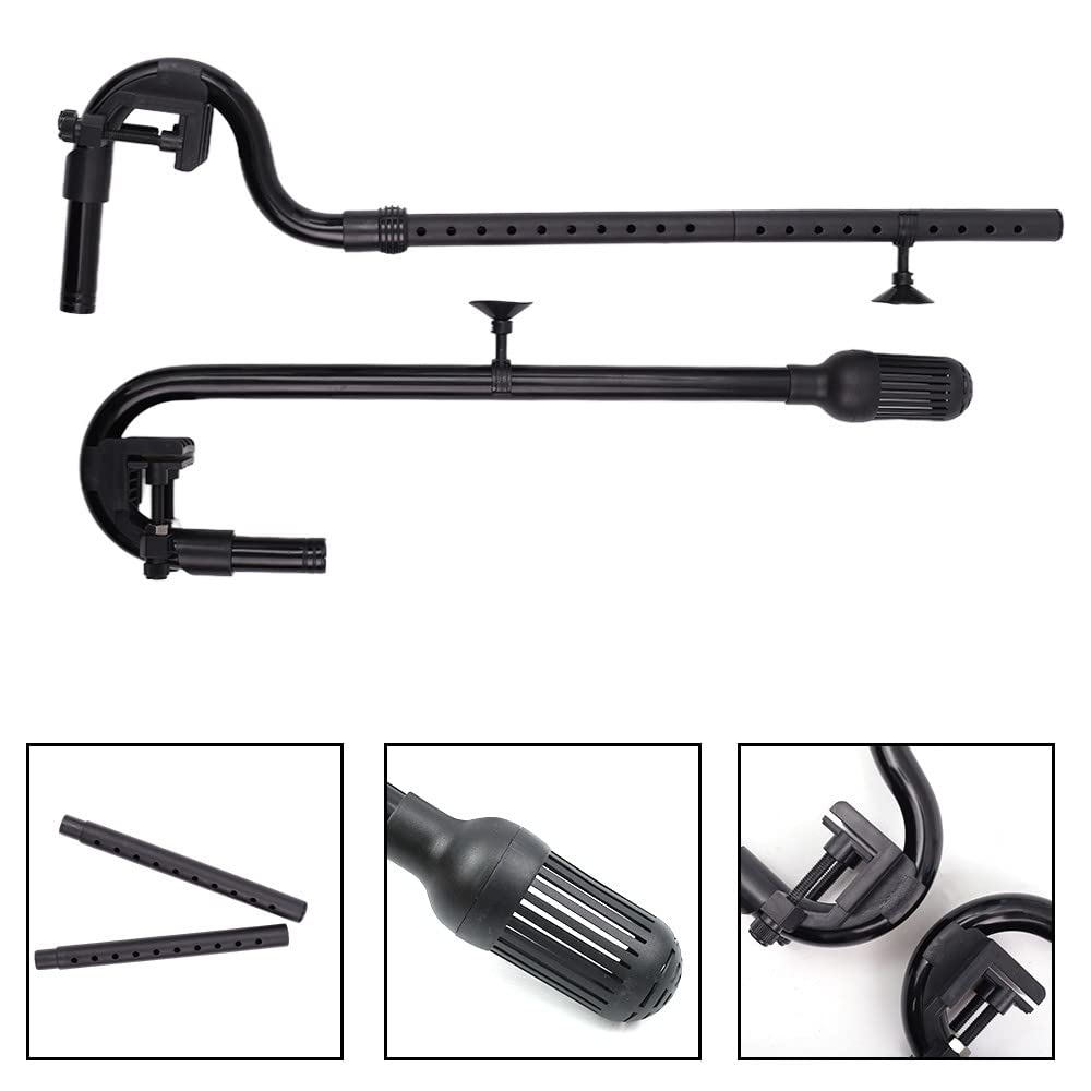 Mioyoow Aquarium Water Inlet Outlet Tube Kit, Fish Tank Water Pipe Fittings Aquarium Canister Filter Inflow Outflow Kit For 302B