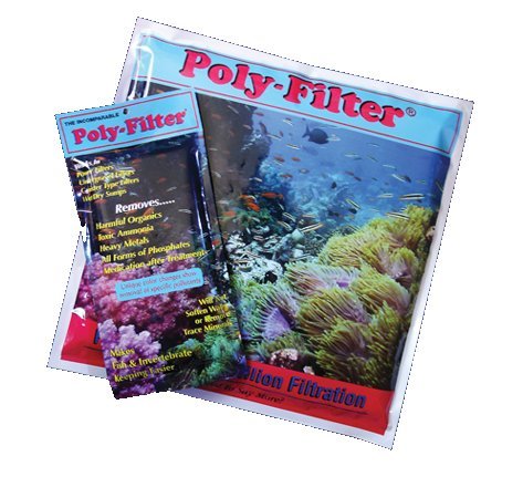 Poly Filter Poly-Bio-Marine For Fish Aquarium - Works For Freshwater And Saltwater Fish Tanks - Filter Aquarium Media Pads - 3-Pack Of 4In X 8In Pads