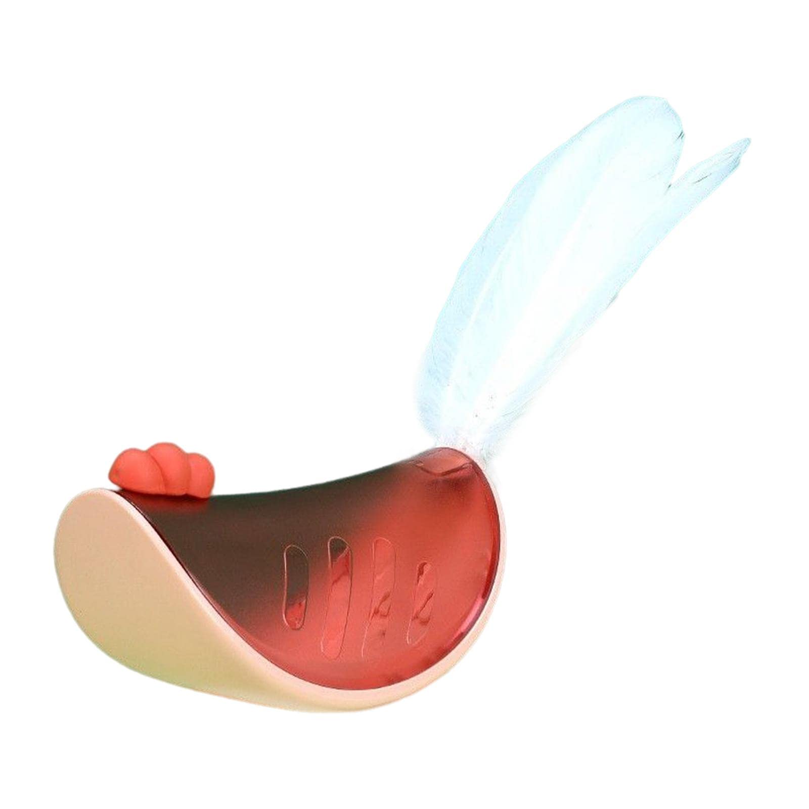 Ujeavette Pet Treat Dispenser Cat Interactive Play Teaser Funny Toy Kitten Puppy Pink