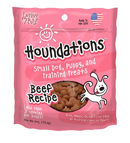 Loving Pets Houndations Beef Training Treats Dog Treat, 4 Oz/One Size, Multi (8151)