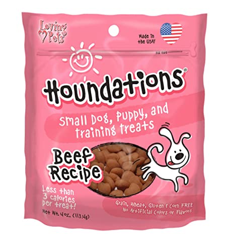 Loving Pets Houndations Beef Training Treats Dog Treat, 4 Oz/One Size