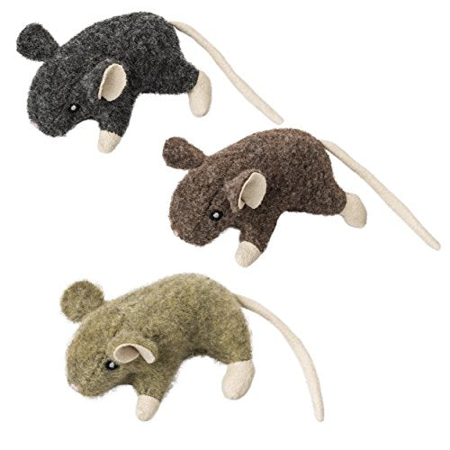 Ethical Pets 52084 Wool Mouse Willie Catnip Toys