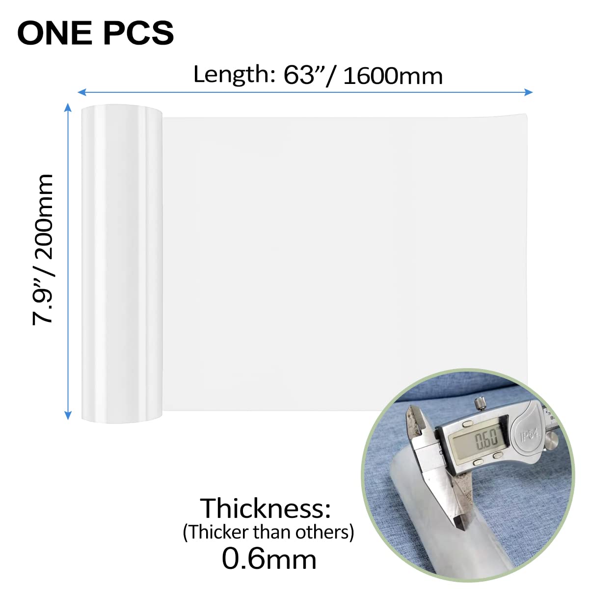 Door Scratch Protector, Protect Your Door, Furniture And Wall With Clear Premium Heavy Duty Door Cover Scratch Shield, Large Vinyl Door Guard For Dog Scratching
