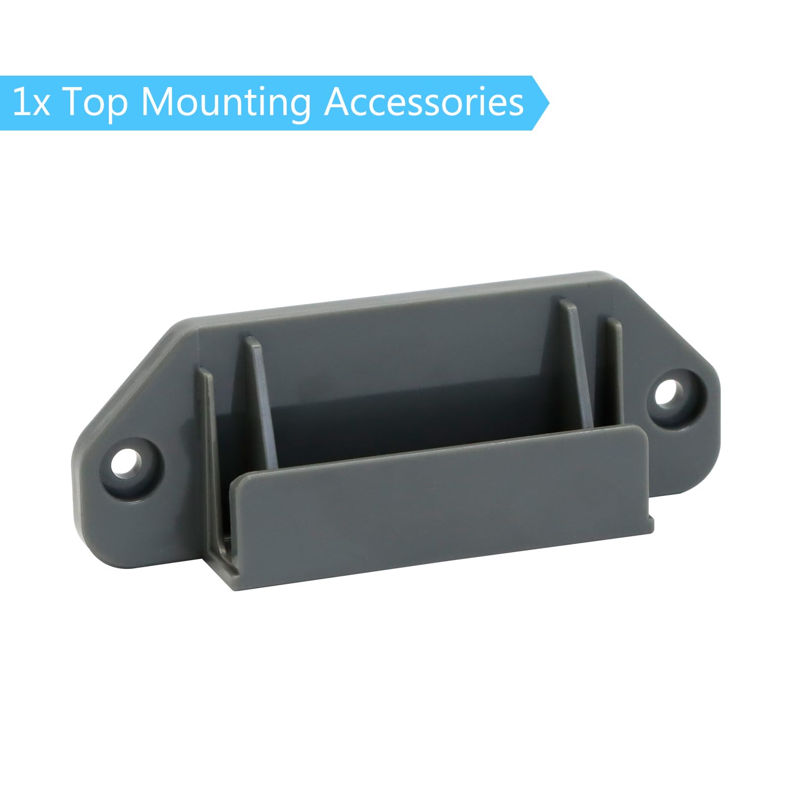 Kiskiz Extra Wide Retractable Baby Gate Replacement Parts Kit (Gray) Retractable Baby Gates Full Set Wall Mount Accessories Retractable Gate Baby Gate Hardware With Brackets, Latches, Hooks, Screws