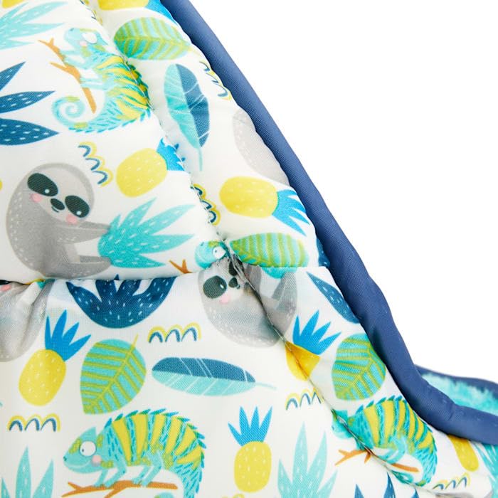 Everyyay Snooze Fest Jungle-Print Cuddle Cup Ferret Bed 11'' L X 8.5'' W X 9'' H