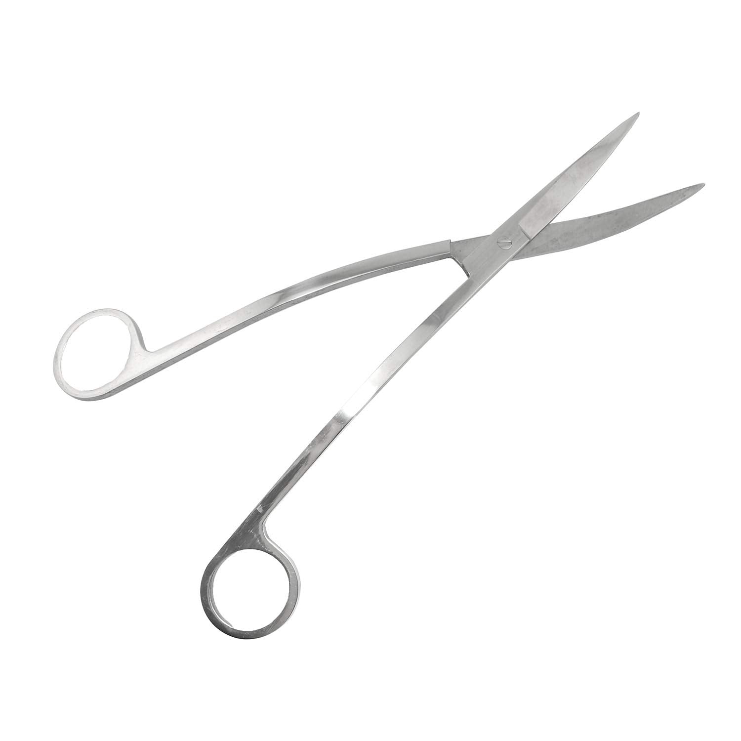 RLECS Aquarium Stainless Steel Water Grass Scissors 9.8 Sand Leveler Aquatic Plant Tongs Scissors Fish Tank Landscaping Tools