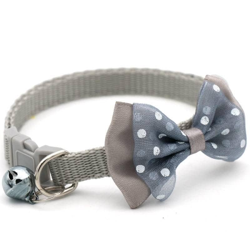 D&C Paws Cat Collar Breakaway With Bell & Reflective Design | Soft Adjustable Safety Collar For Kittens, Cats & Small Dogs | Dur