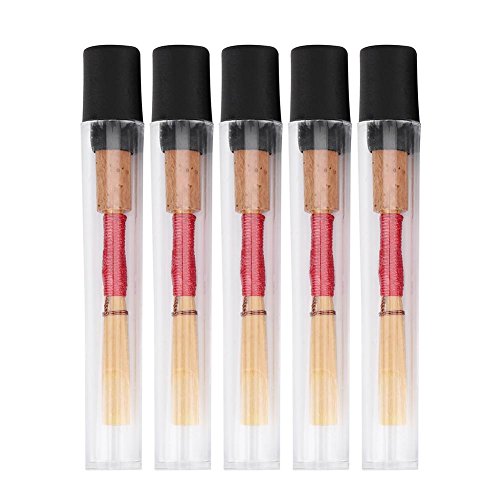 5Pcs Oboe Reeds, Bamboo Material Oboe Reeds Medium Strength Instrument Accessories For Beginning Oboist