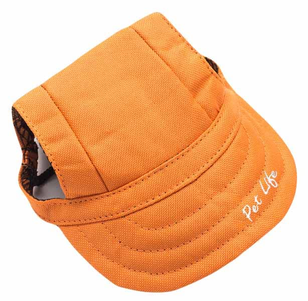 Pet Life ® Fashion Dog Hat With Uv Coverage Protection - Provides More Shade Than A Dog Banadana - Features Ear Holes And Adjustable Jaw-Strings - A Great Addition To Dog Clothes