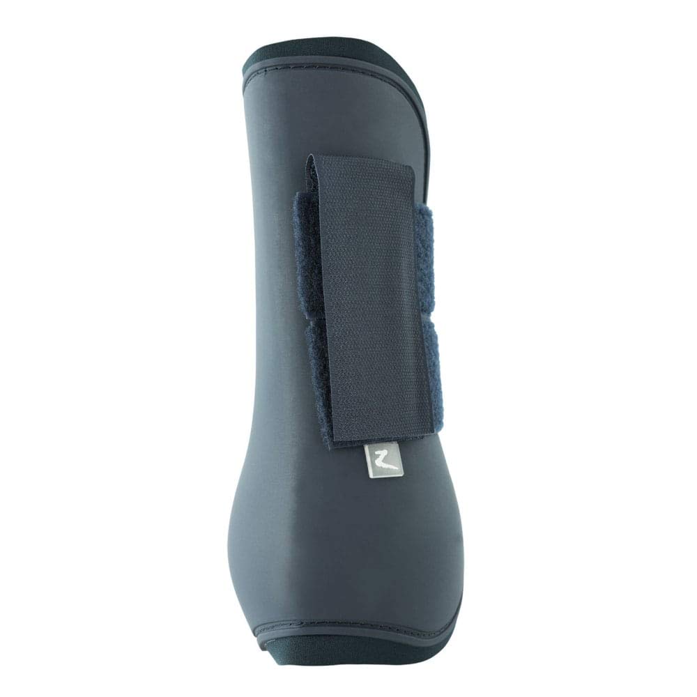 Horze Chicago Protective Horse Tendon Boots - Lightweight Open Front Boots For Jumping, Trail Riding, And Turnout (Pair) - Dark 