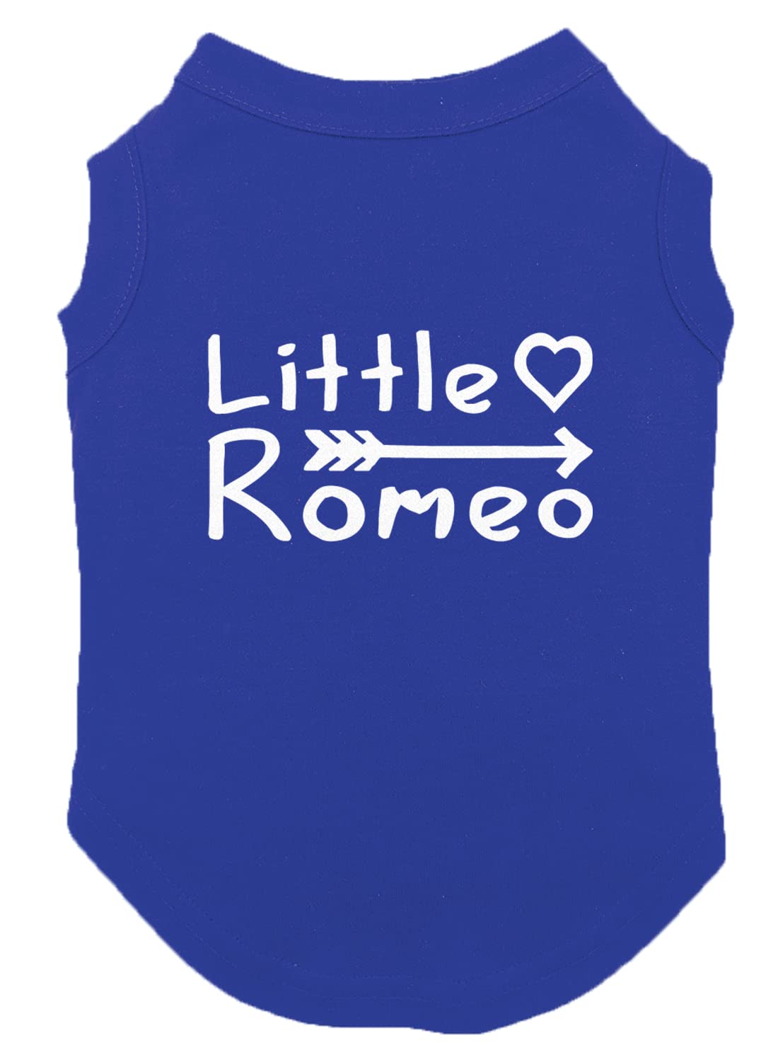 Little Romeo - Stud Handsome Cute Juliet Love Dog Shirt (Royal Blue, Large)