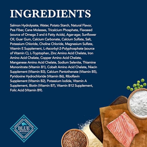 Blue Buffalo Natural Veterinary Diet HF Hydrolyzed for Food Intolerance Wet Dog Food, Veterinarian Prescription Required, Salmon
