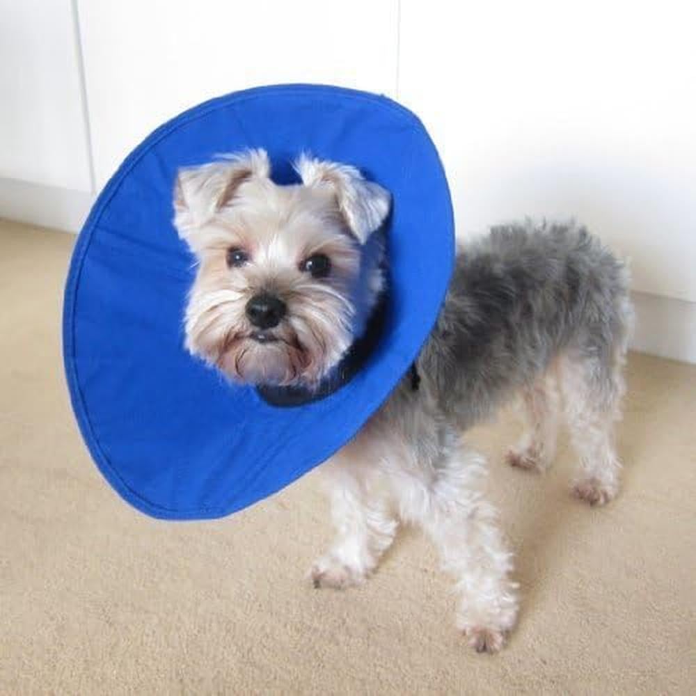KVP EZ Soft Pet Cloth Recovery Collar, XL Size Fits 14 to 22.5 Neck/9.5 Depth