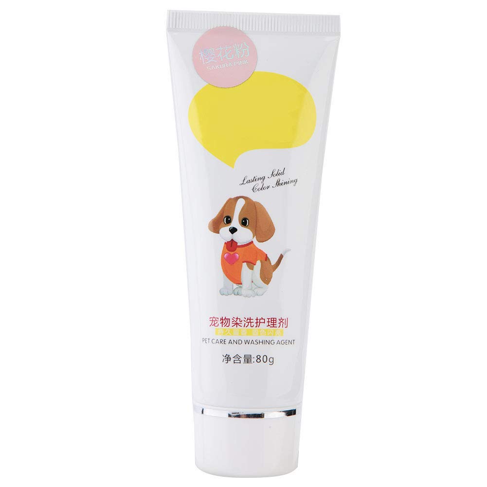 Jeanoko 80G Pet Dog Hair Color Dye Dyeing Harmless Dyeing Agent Completely Safe Multiple Colors Available Pets Hair Dye For Dogs