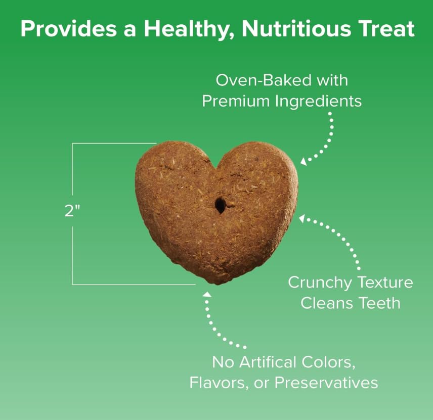 Blue Seal EnTrust CRUNCHERS Dog Treats Heart Shaped | Premium Ingredients | Happy Health Recipe | 20 LB Box