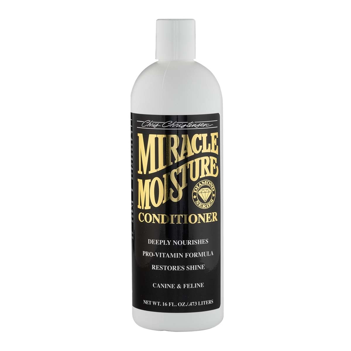 Chris Christensen Diamond Series Miracle Moisture Dog Conditioner, Groom Like a Professional, Pro-Vitamin Formula, Provides Maxi