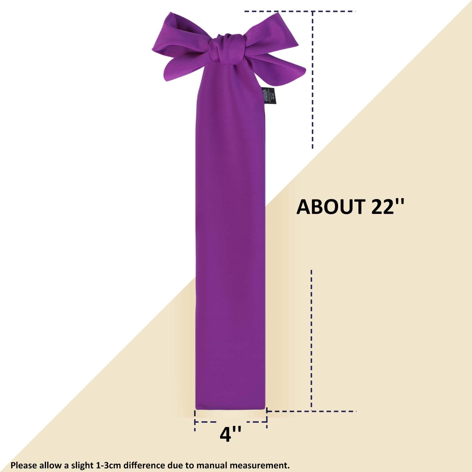 Harrison Howard Breathable Horse Tail Guard, Slip On Design, 2 Strand Straps, 22'' Length, Purple