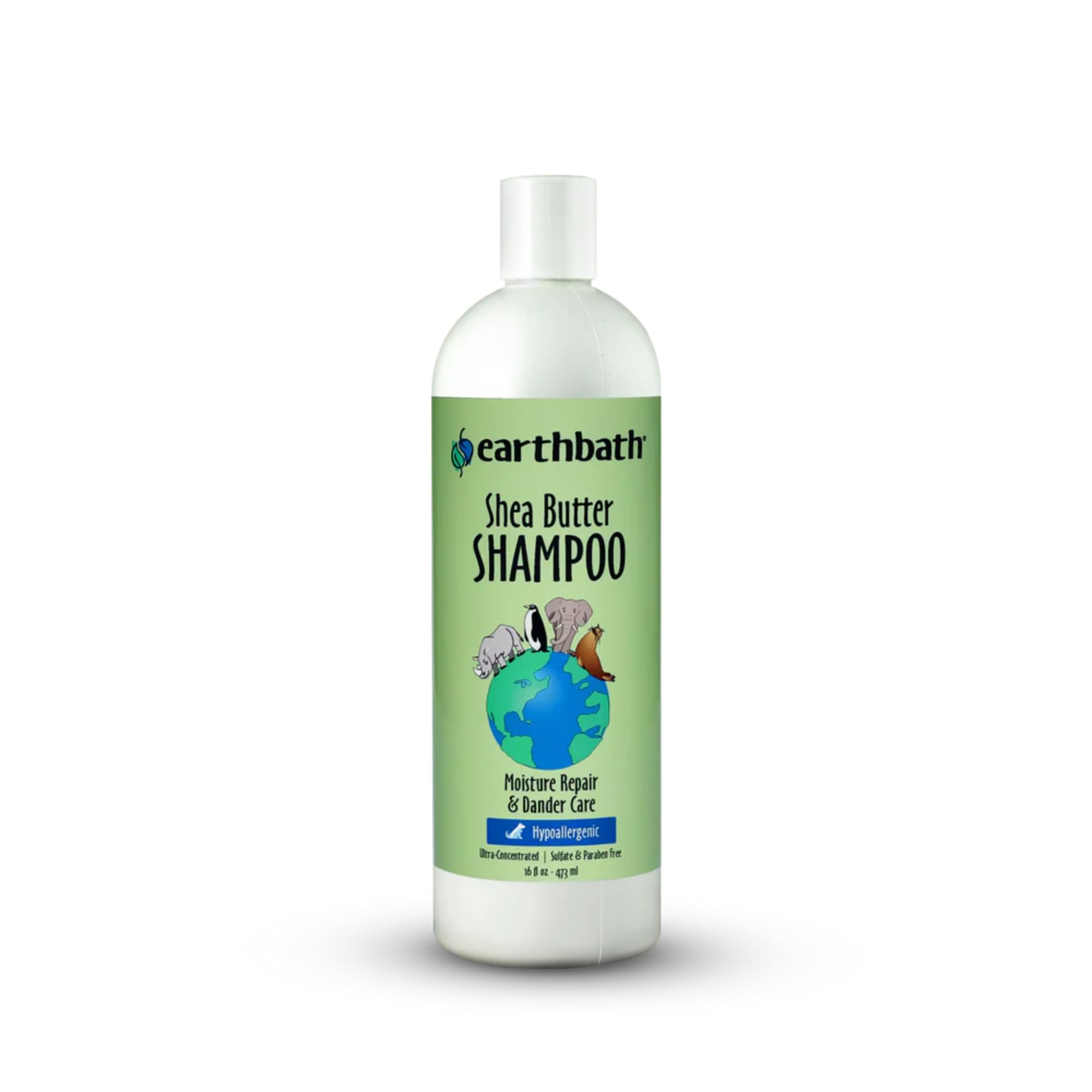 Earthbath, Shea Butter Shampoo - Hypoallergenic Dog Shampoo, Plant-Based, Cruelty-Free, Vegan, Gluten-Free, Non-Gmo, Made In Usa