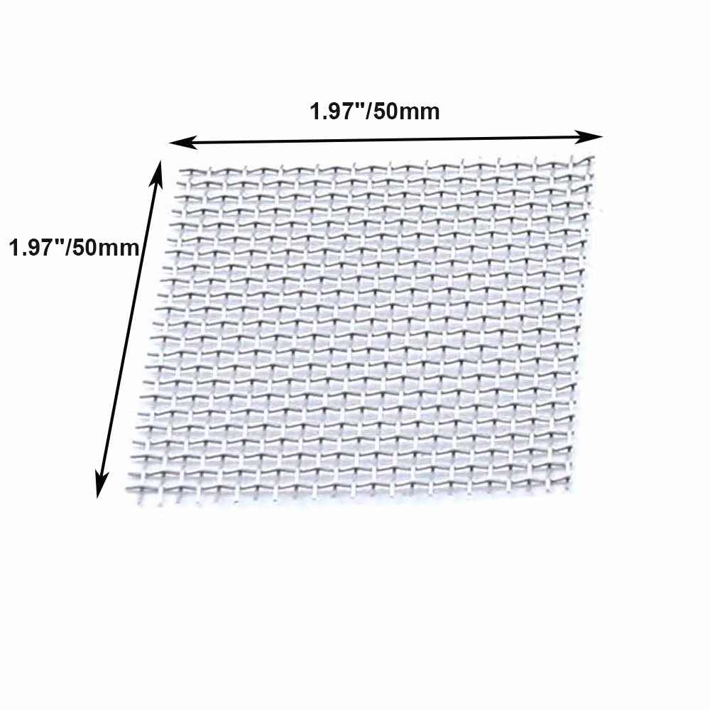Woogim 20Pcs Stainless Steel Aquatic Moss Wall Aquarium Fish Tank Wire Mesh Pad Moss Net 1.97'×1.97'