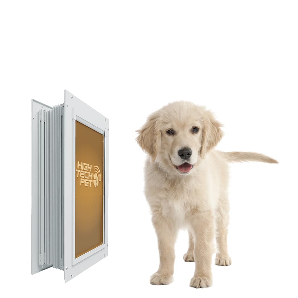 High Tech Pet Duraflex Premium Dog Doors (Medium, Wall Installation)