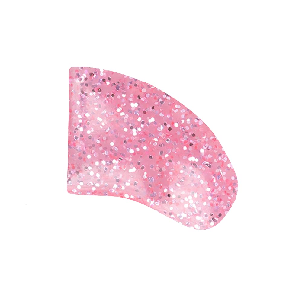 Purrdy Paws 40 Pack Soft Nail Caps For Dog Claws Pink Glitter Jumbo