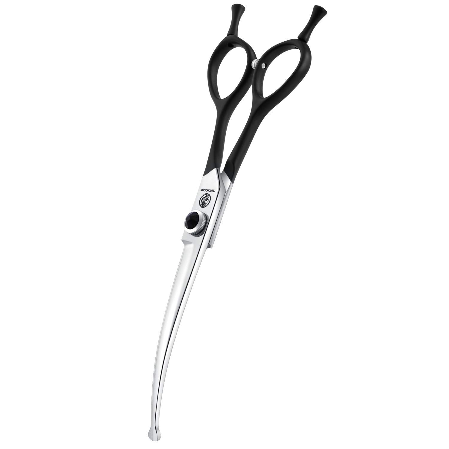 Dragon Creek 6.5'' Downward Curved Dog Grooming Scissors Shears For Grooming Face And Paws Safety Round Tips Shears Trimming Cut