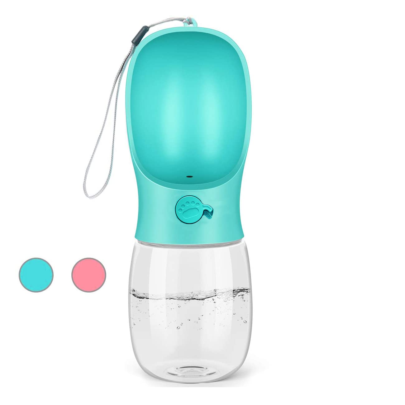 Kalimdor Dog Water Bottle, Leak Proof Portable Puppy Water Dispenser with Drinking Feeder for Pets Outdoor Walking, Hiking, Trav
