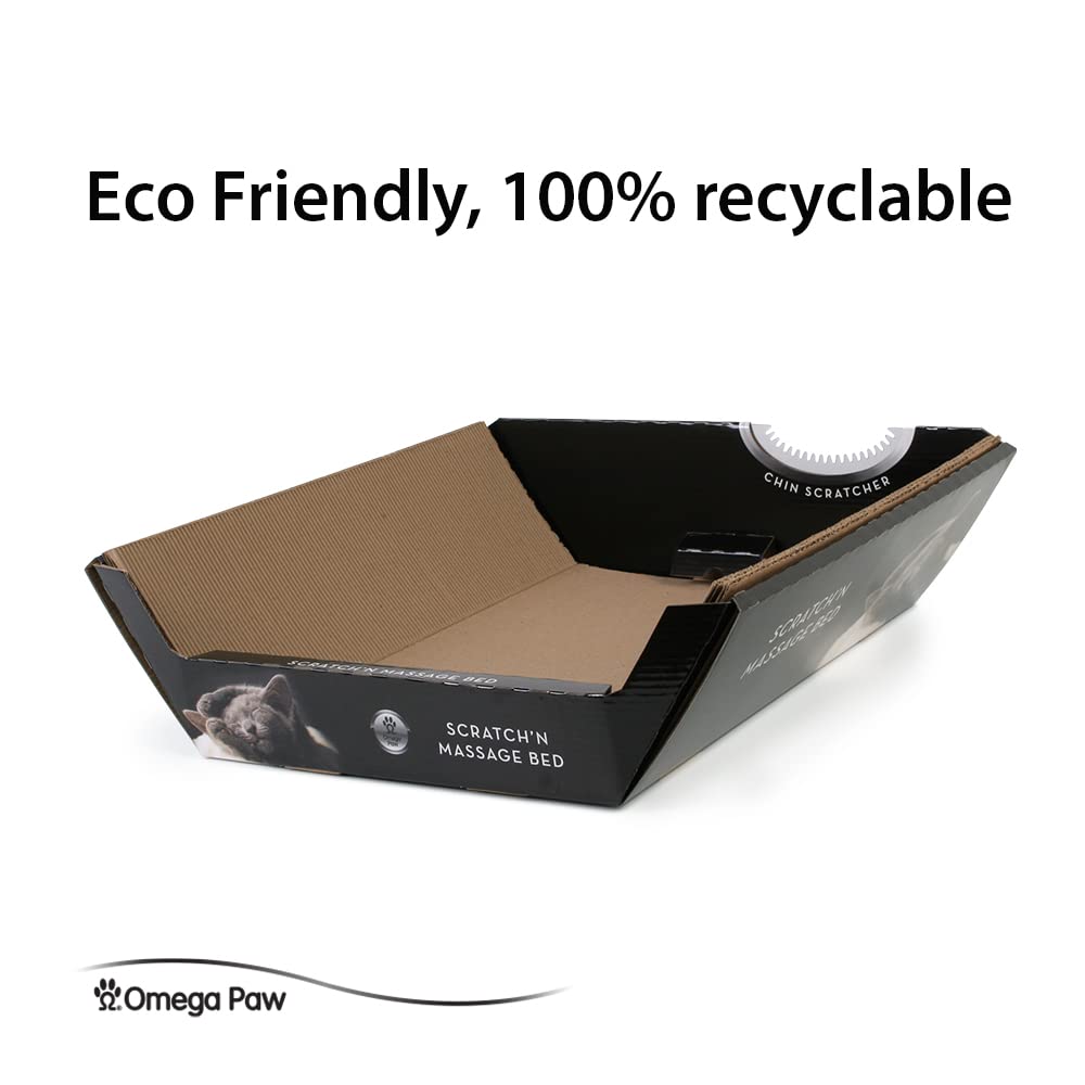 Omega Paw Ripple Board Scratch'N Massage Bed