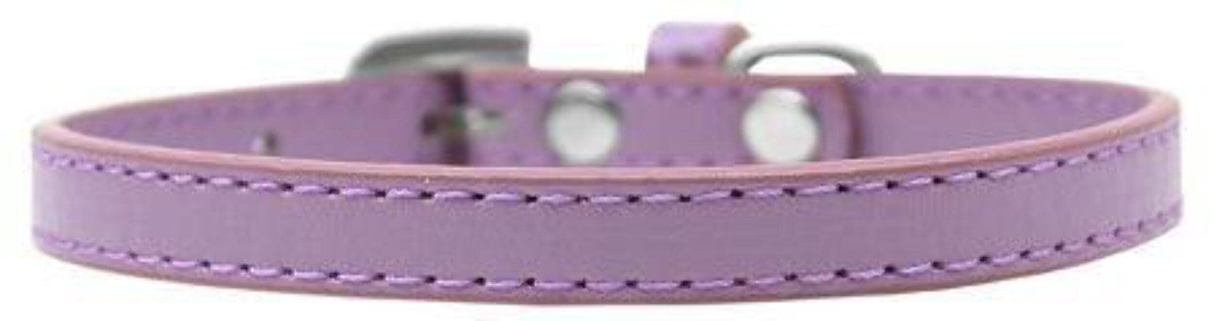 Mirage Pet Products 509-1 LV-12 Omaha Plain Puppy Dog Collar, Lavender, Small