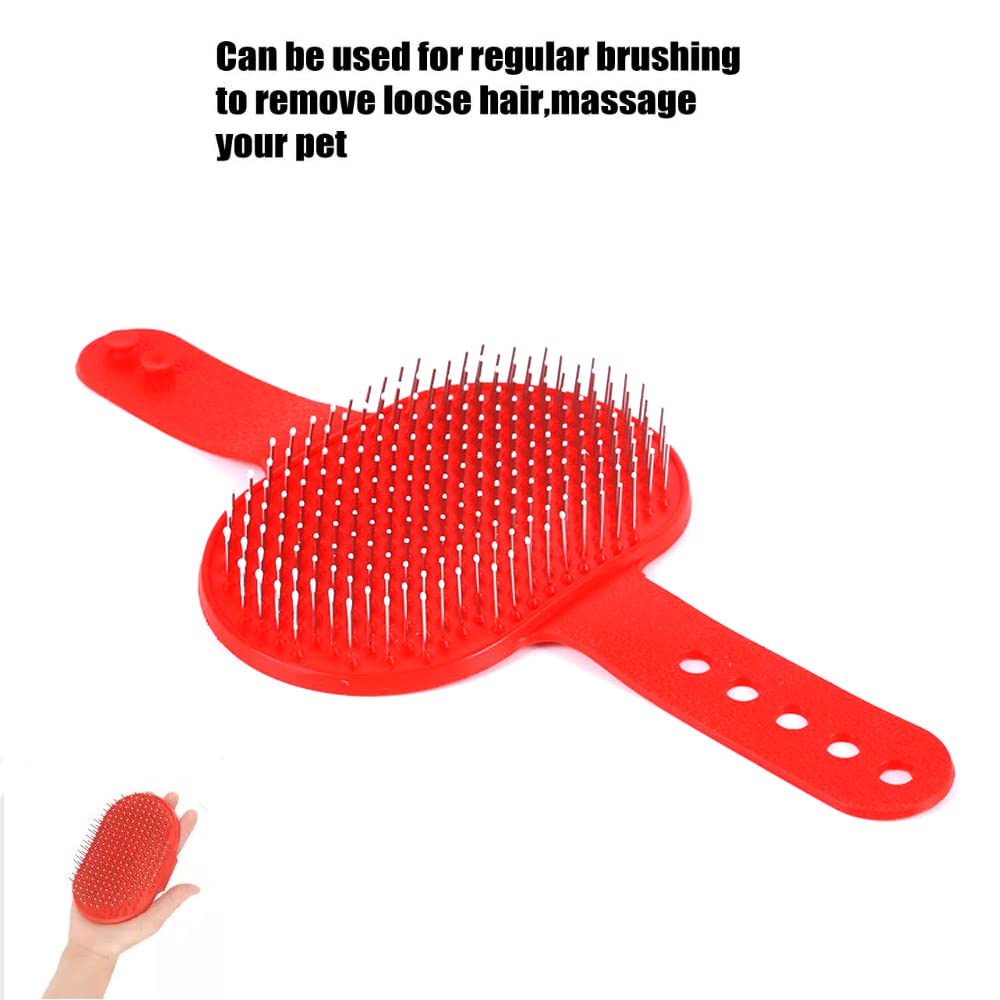 Dog Brush Kit (4 Pieces) - For Shedding, Undercoat Rake For Dogs, Small Or Large Long And Short Haired Dog, Cat, And Puppy- Safe & Effective Includes Nail Clipper, 2 Brushs, & Dematting.