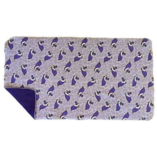 Washable Fleece Cage Liner, Pad, Bedding For Midwest Guinea Habitat - Replaces Shavings (Royal Pig/Purple)