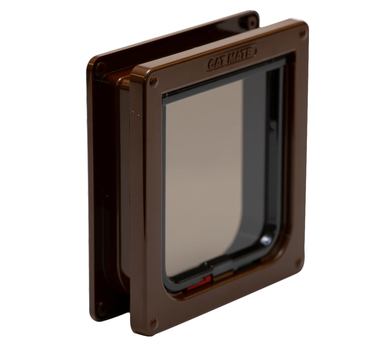 Cat Mate 4 Way Locking Cat Flap With Door Liner, Brown