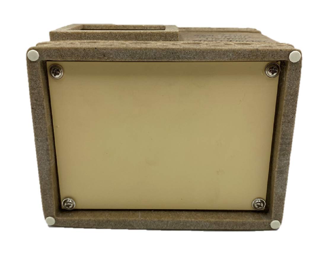 Comfy Hour 5-Inch Pet Urn For Dog, Dark Brown, Porcelain