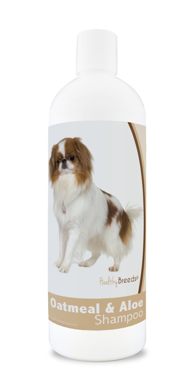 Healthy Breeds Japanese Chin Oatmeal Shampoo With Aloe 16 Oz
