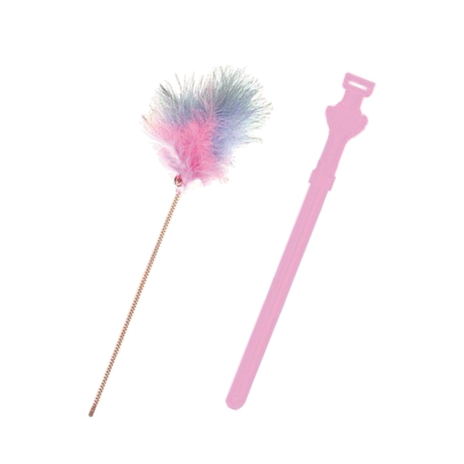 Enakshi Cat Teaser Collar Supplies Exercising Funny Indoor Cats Toy Teasing Wand Pink|Pet Supplies|Cat Supplies|Toys|Package Inc