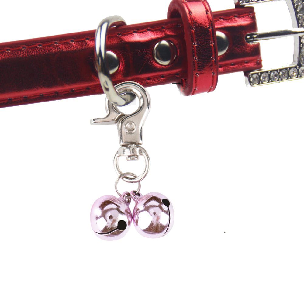 Expawlorer 2 Pack Cat Bell - Dog Cat Collar Bell Loud, Pet Jingle Bells Training Charm Pendants Jewelry Small Bells For Dog Cat
