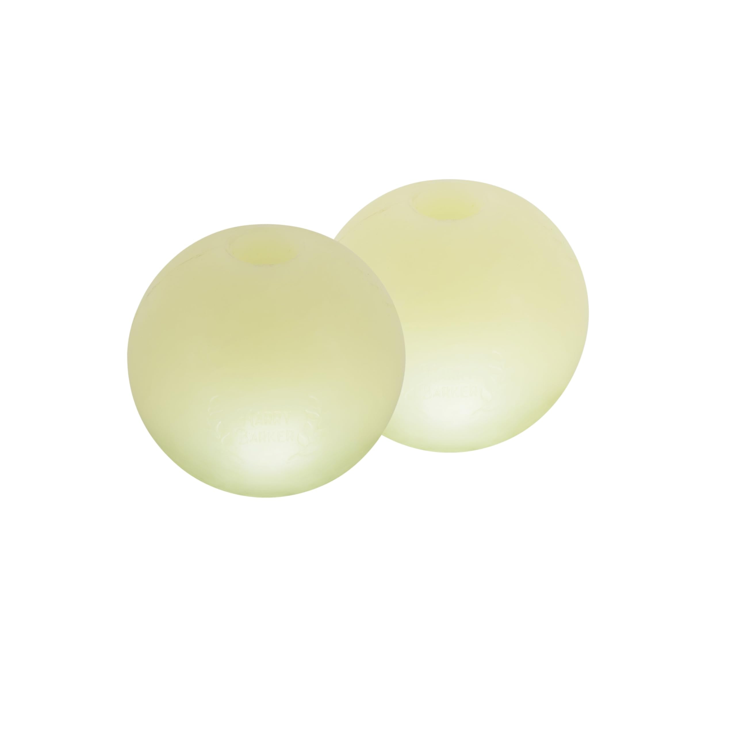 Harry Barker Rubber Balls And Rubber Chew Stick, Rubber Bone For Dogs - 2.5'' Glow Balls