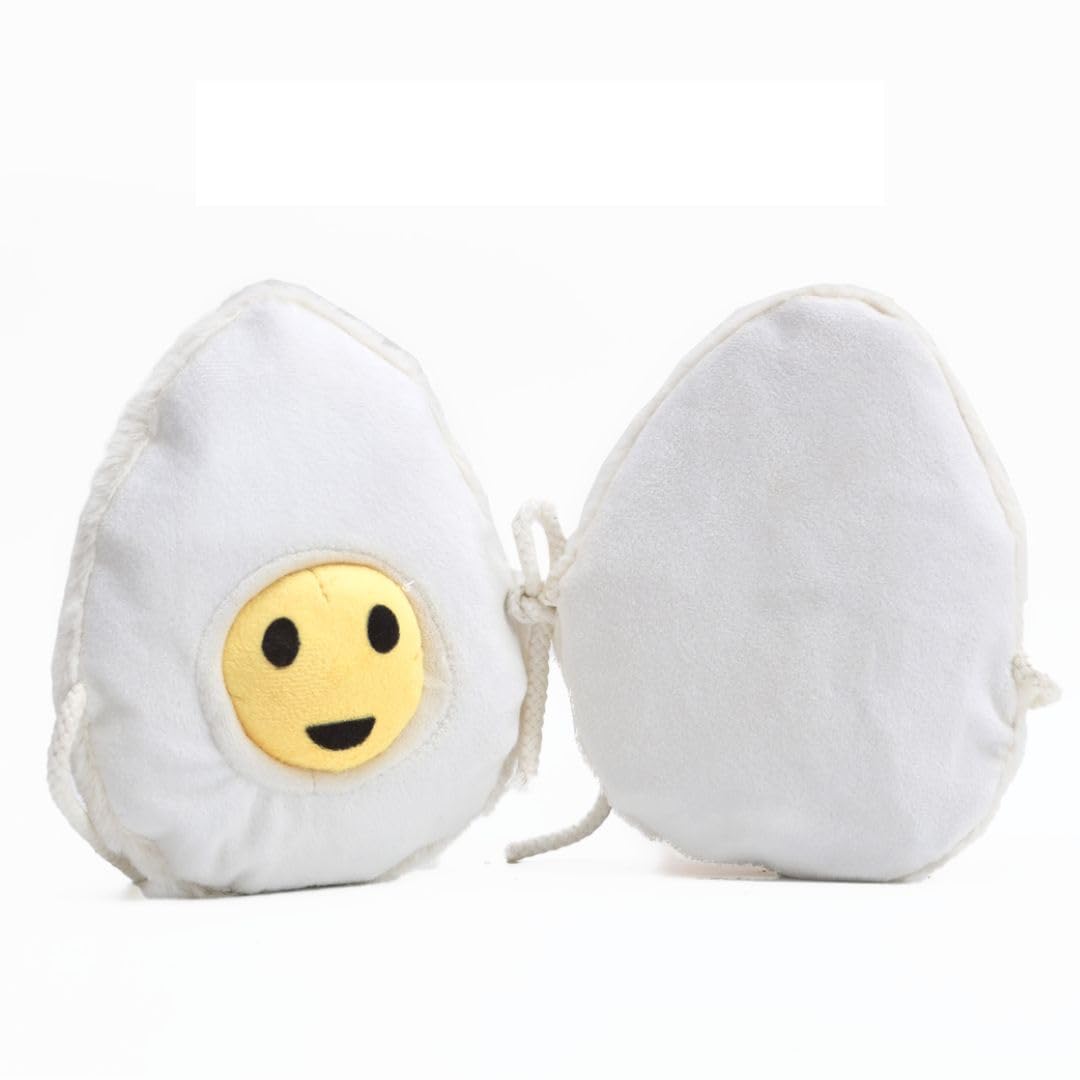 Mutt of Course Eggcellent Dog | Plush Toy for Dogs | for Dogs 3 in 1 Toy with Squeaker