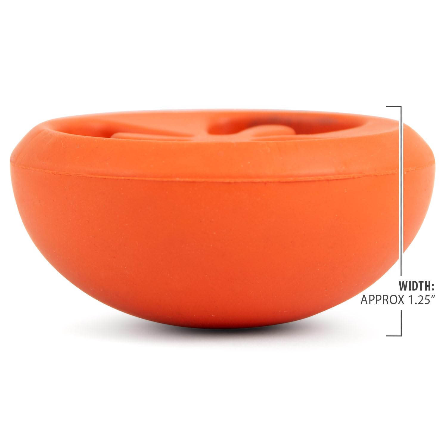 Jeffers Pet Natural Rubber Dog Chew Toy - Red Tomato, Small - Treat Dispensing, Vanilla Scent, Durable, Non-Toxic, Dishwasher Sa