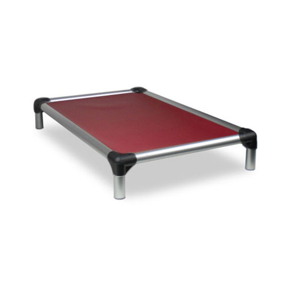 Kuranda Chewproof Dog Bed - Walnut PVC - 30'' x 20'' - Heavy Duty Vinyl - Burgundy
