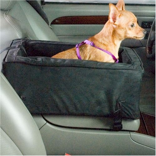 Snoozer Luxury Console Pet Car Seat, Large Luxury, Dk Chocolate/Buckskin