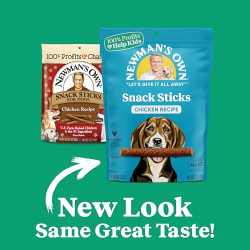 Newmans Own Snack Sticks for Dogs, 5-oz. (Pack of 8), Chicken