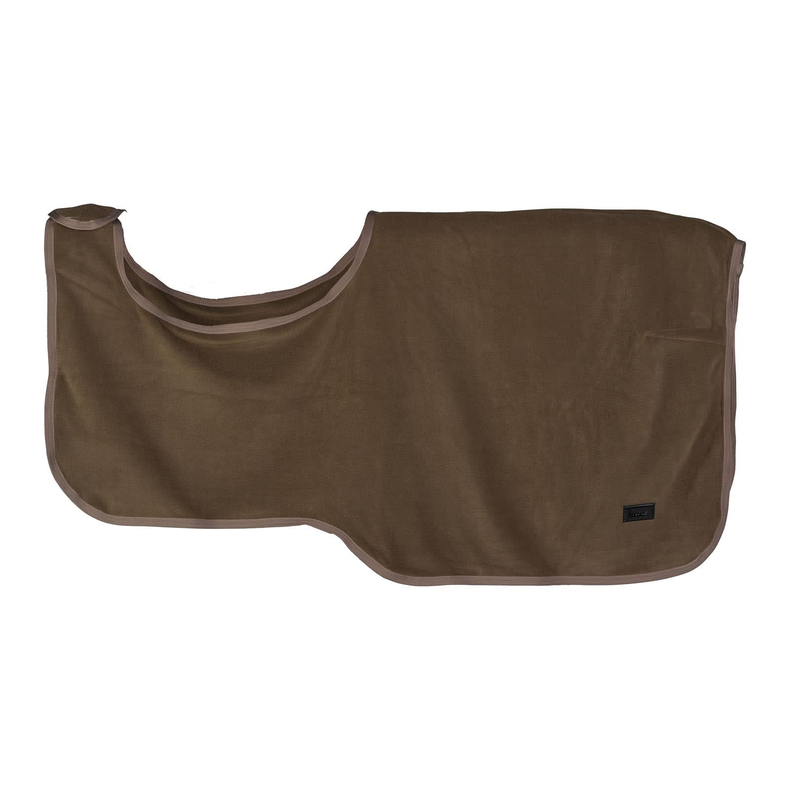 Horze Marquess Fleece Riding Blanket - Wedgewood Brown - 72 In