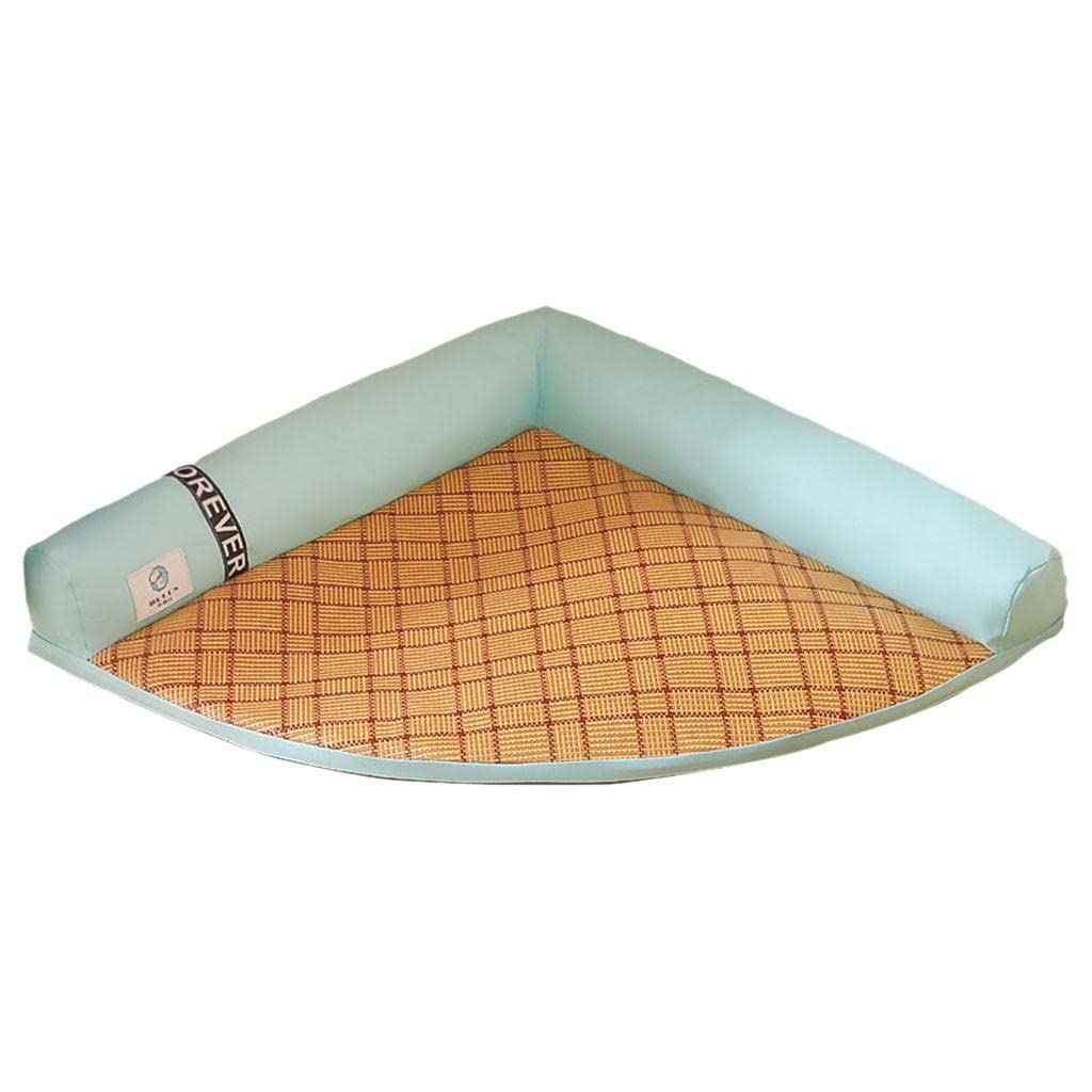 Summer Dog Cooling Mat Pets Sleeping Pad Kennel Cool Blanket Triangle L