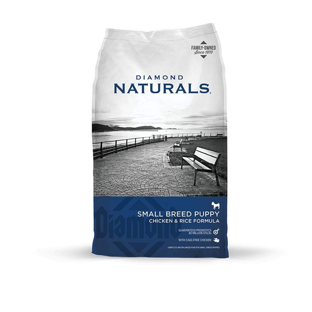Diamond Naturals Small Breed Puppy Real Chicken Recipe High Protein Dry Dog Food 18 Pound (Pack of 1)