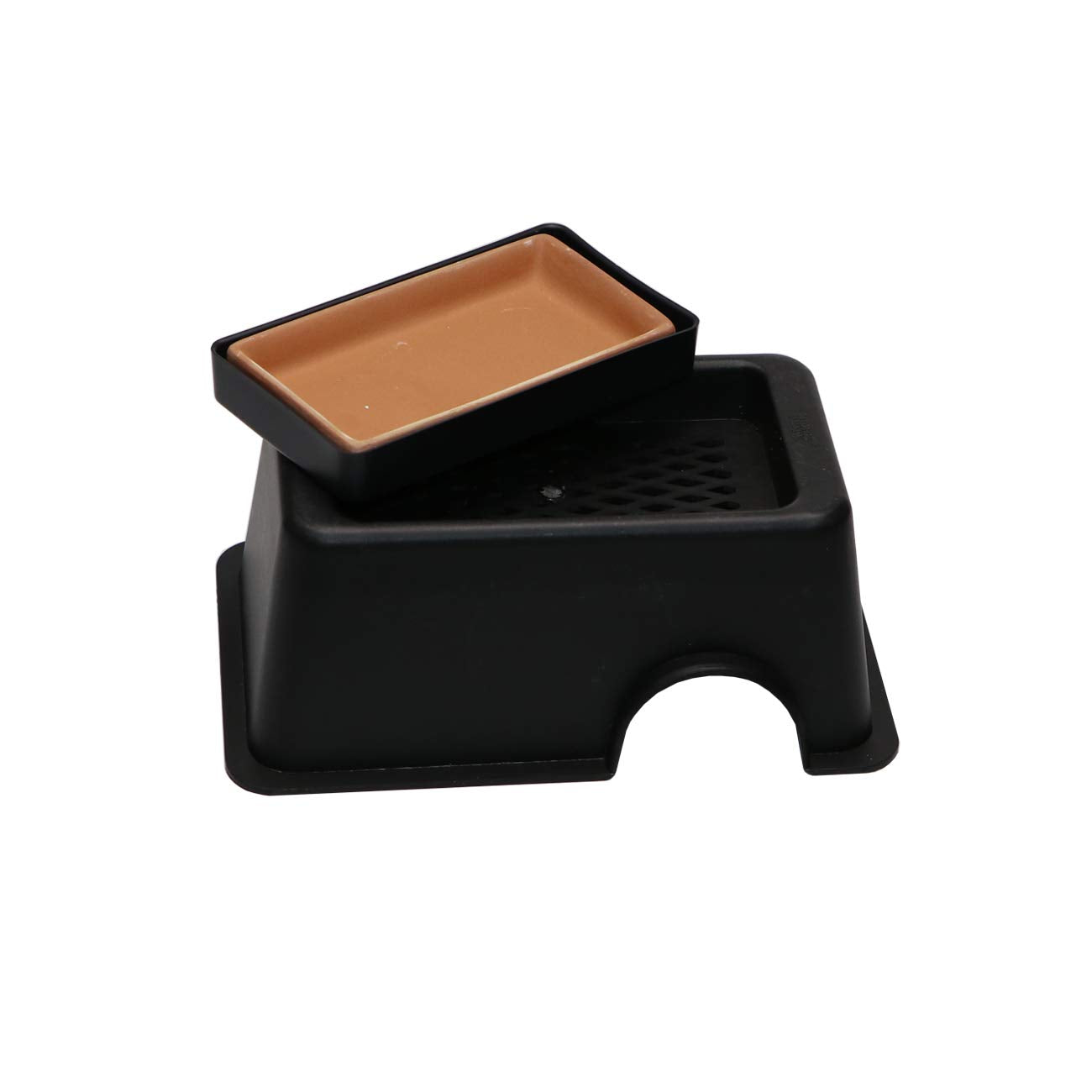 Hypeety Reptile Hide Box Humidifier Caves Water Supply Hideout with Sink Basin for Lizards Turtles Amphibians Small Snake