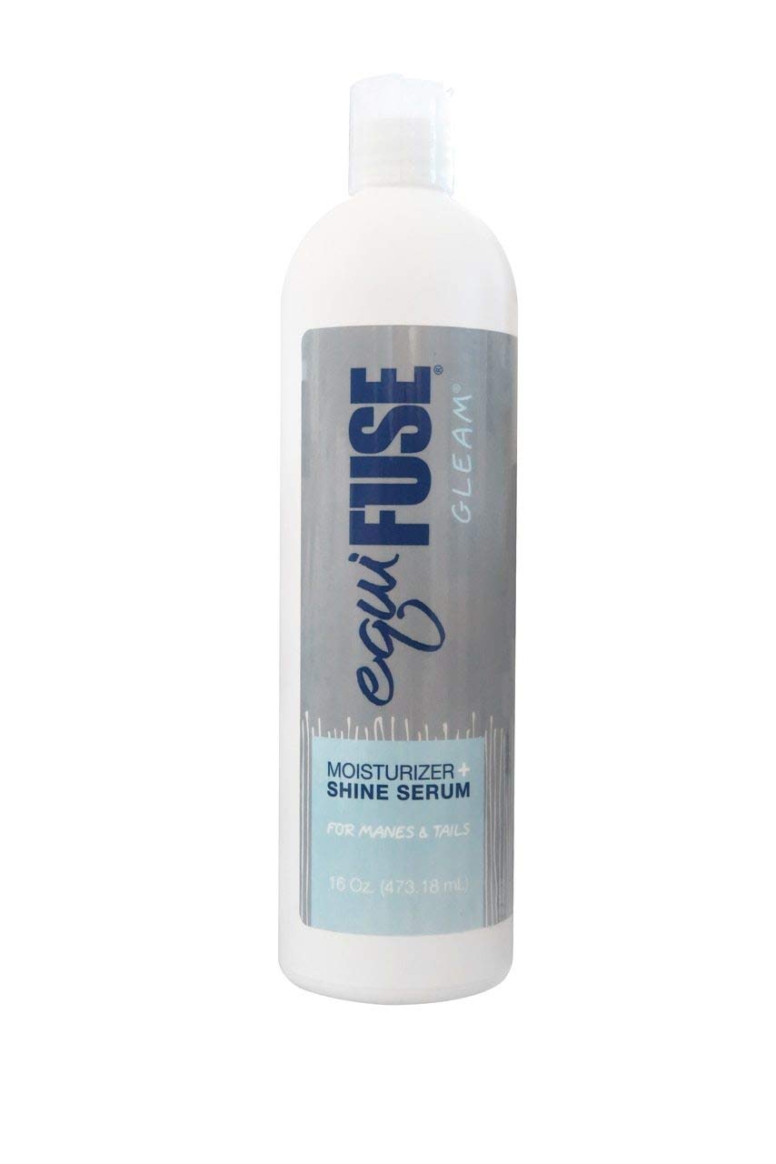 Equifuse Gleam Moisturizer + Shine Serum For Horses | Detangles Even The Unruliest Manes And Tails | Provides Long-Lasting Shine | 16Oz