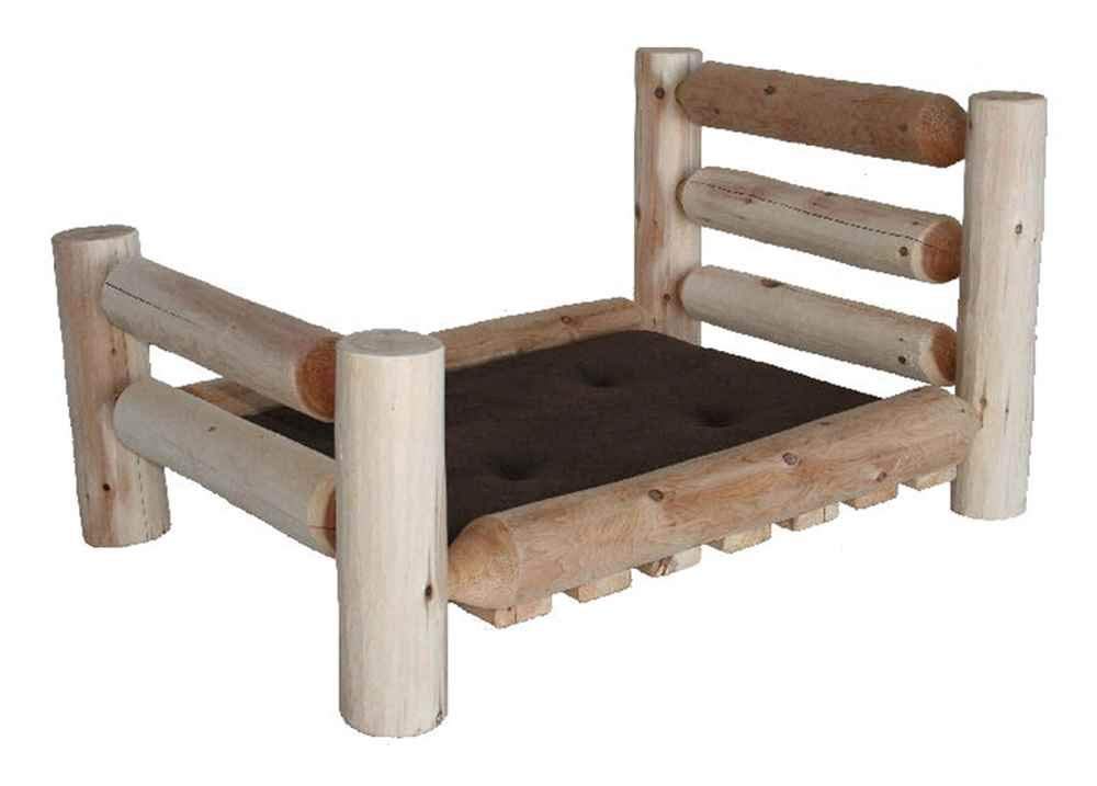 Lakeland Mills Pet Bed, Medium: 40 L x 30 W x 20 H (30 lbs.), Brown