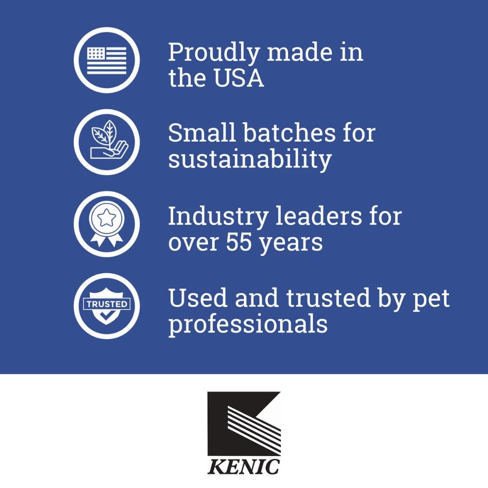 Kenic Holiday Spice Pet Cologne - Cinnamon & Nutmeg Scented Spray, 8 Fl Oz, Long Lasting Deodorizing for Dogs & Cats, Made in USA
